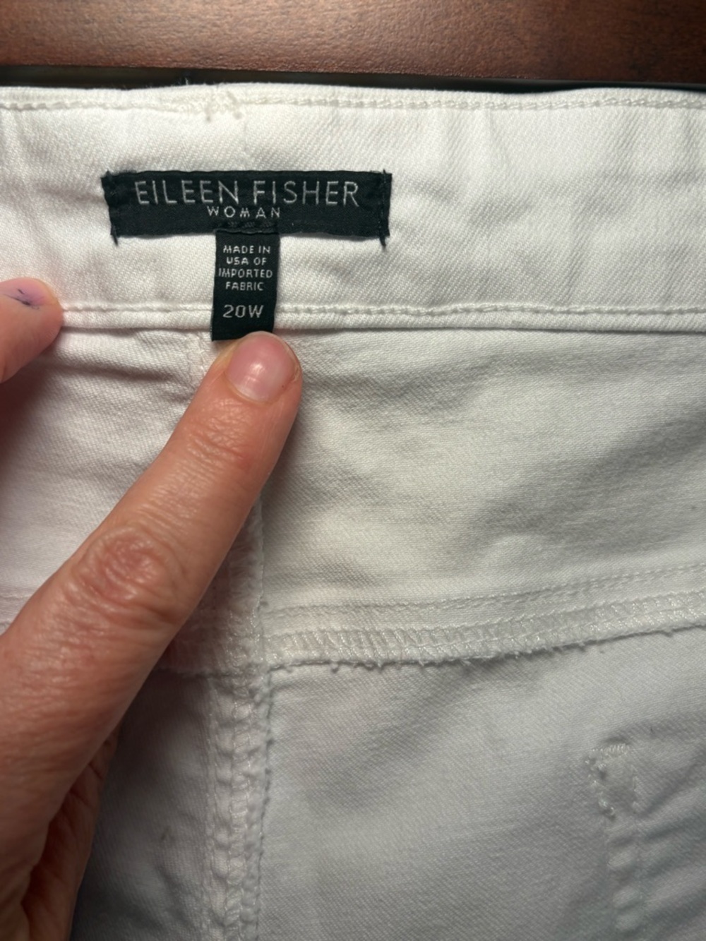 Eileen Fisher Straight Leg Jeans Plus Size | Neutral Minimalist | Everyday Chic - Picture 3 of 5